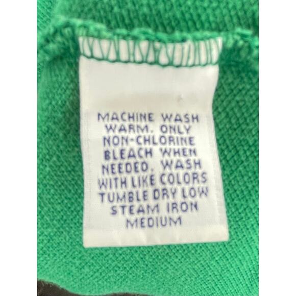 VTG Polo by Ralph Lauren Men’s Green Polo Shirt Sz M 100% Cotton Blue Pony Logo - Picture 10 of 10